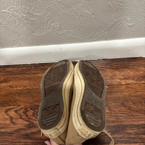 Converse Women's Tan and Brown Trainers - Picture 5 of 6